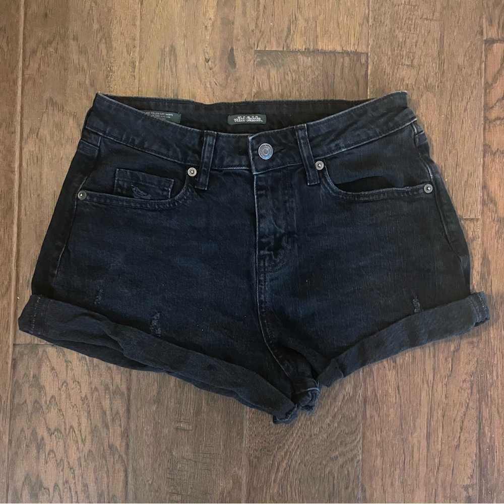 Women’s Wild Fable Black Denim Shorts